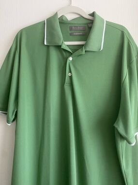 Daniel Cremieux Green Polo with White Trim